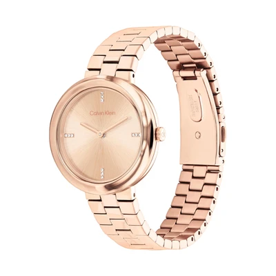 Afbeelding van NU 20% KORTING: Calvin Klein Kwartshorloge Twisted bezel