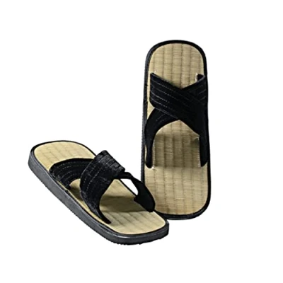 Afbeelding van KWON aziatische rijststro slipper 42/43, zwart, 42/44 EU