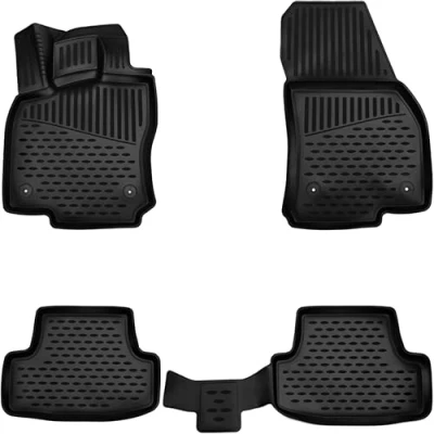 Afbeelding van ELMASLINE Design 3D rubberen matten set voor Mazda CX 30 2019 2024 Extra hoge rand Accessoires Vloermatten