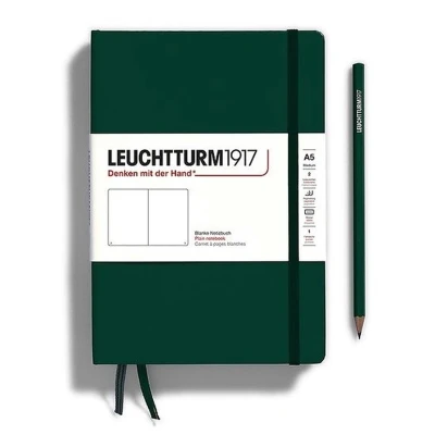 Afbeelding van Leuchtturm Notitieboek A5 Softcover Forest Green Blanko