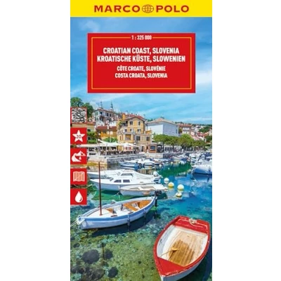 Afbeelding van MARCO POLO Reisekarte Kroatische Küste, Slowenien 1:325.000