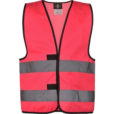 Afbeelding van KX200 Korntex Veiligheidshesje kind EN 1150 Maat S (7 12 jaar) Unisex Neon Roze
