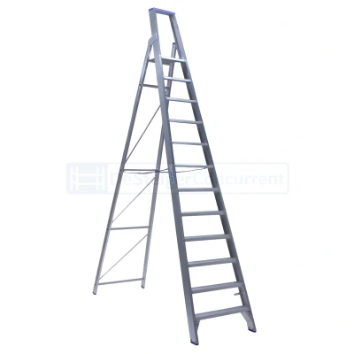 Afbeelding van Solide professionele trapladder PT12 treden