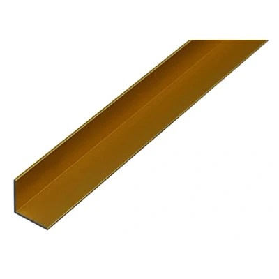 Afbeelding van Alberts 473594 hoekprofiel aluminium, goudkleurig geanodiseerd 1000 x 30 mm