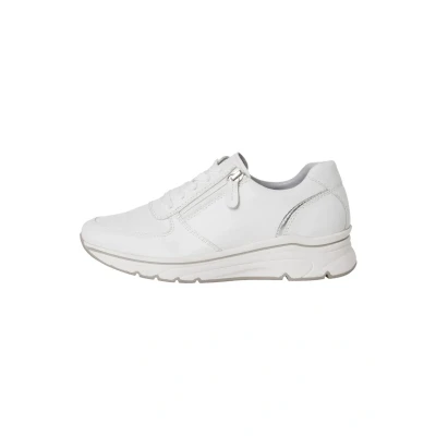 Afbeelding van Tamaris leren damesschoenen met lage top 1 23711 42 Wit