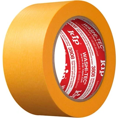 Afbeelding van Kip Afdekband glad geel lengte 50 m breedte 48 mm rol 5 stuks 3808