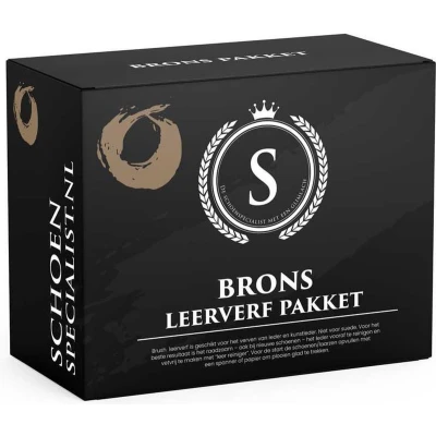 Afbeelding van Brush leerverf pakket 200 Brons