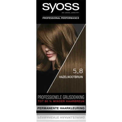 Afbeelding van 3x Syoss Haarverf 5_8 Hazelnootbruin