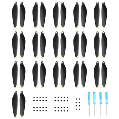 Afbeelding van 32 Stuks Propeller voor DJI Mini 4 Pro/Mini 3 Pro reservepropeller, bladeren, geluidsarm, Drone Accessoires Pro, exclusieve schroeven en schroevendraaier Gouden Punten
