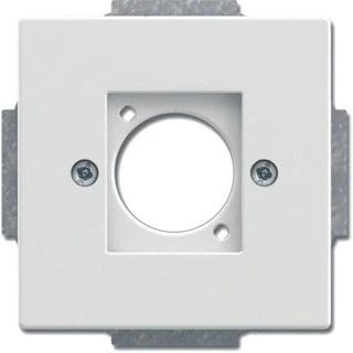 Afbeelding van Abb busch jaeger centraalplaat neutrik f matwit 2cka001724a4404
