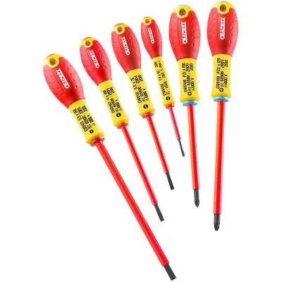 Afbeelding van EXPERT E160911 geisoleerde schroevendraaierset sleuf/Pozidriv PZ 6 delig