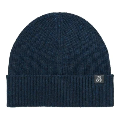 Afbeelding van Marc O&#039;Polo Dop Knitted Hat Dark Navy Blauwgrijs