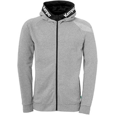 Afbeelding van Kempa CORE Sweater met rits, Heren, Maat: XXL, Dark grau melange