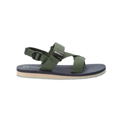 Afbeelding van Jack Wolfskin Heren Urban Exploration Belt Sandal M Voor gebruik buitenshuis, Groene tijm, 42.5 EU