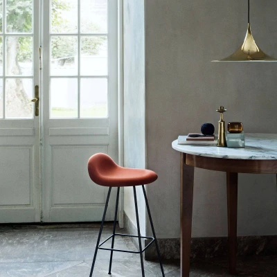 Afbeelding van Gubi hanglamp Semi, Ø 60 cm, glanzend messing