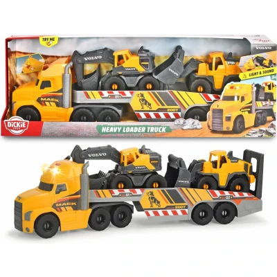 Afbeelding van Dickie Mack/Volvo Transporter met Werkvoertuigen