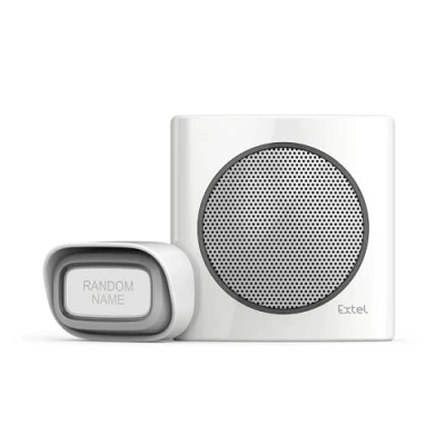 Afbeelding van Extel diBi flash soft white draadloze deurbel