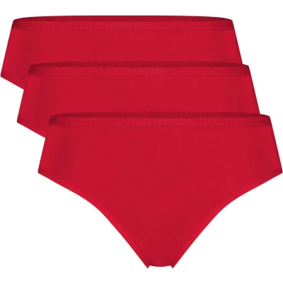 Afbeelding van Bamboo Basics string Lola met bamboe (set van 3) rood