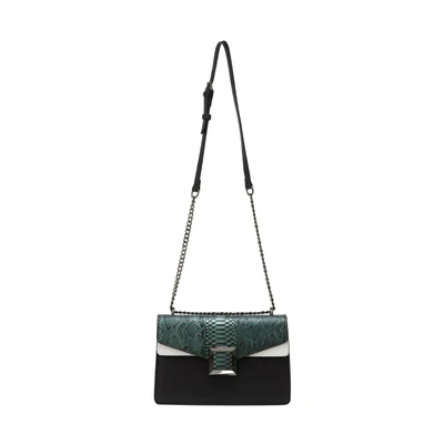 Afbeelding van faina FLAP Schoudertas, Dames, Maat: One Size, Green black