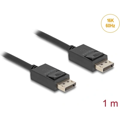 Afbeelding van Delock DisplayPort Kabel 16K 60 Hz 80 Gbps 1 m HQ products