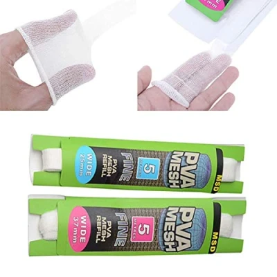 Afbeelding van Brussel 1 Roll 5 m Wateroplosbare Zakken PVA Karper Vissen Tas Aas Houder Transparante Verpakking Visgerei Opslag Refill 25mm*