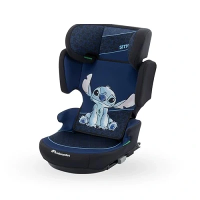 Afbeelding van BEBE CONFORT Disney RoadFix i Size, kinderautostoel, 3,5 12 jaar (100 150 cm), Stitch autostoel, inklapbare lichtgewicht (4,4 kg), 14 hoofdsteunposities, Authentic