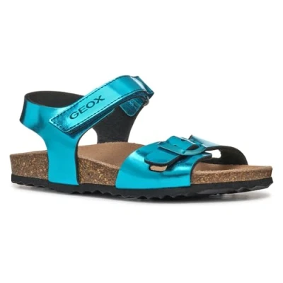 Afbeelding van Geox J ADRIEL Girl C sandalen, turquoise, 38 EU, Turkoois, EU