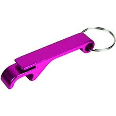 Afbeelding van Bier Sleutelhanger Paars Bieropener Beer Opener Flesopener