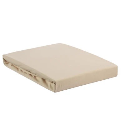 Afbeelding van Beddinghouse Jersey Lycra Topper Hoeslaken Naturel 70/80 x 200/220