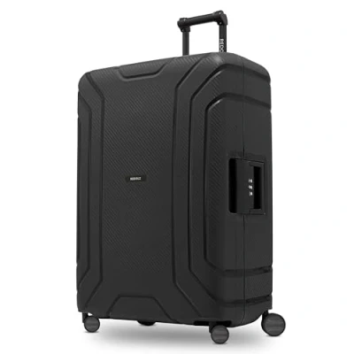 Afbeelding van REDOLZ Essentials 15 stamartikelen, zwart (deep black), Koffer L (75 cm), Harde trolley met zwenkwielen