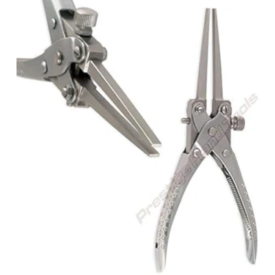 Afbeelding van Parallelle Actie Lange Platte Neus Tang Sieraden Maken Gereedschap Muziekinstrumenten Reparatie Kunst &amp; Ambachtelijk Geschenkideeën 22 cm PTL®