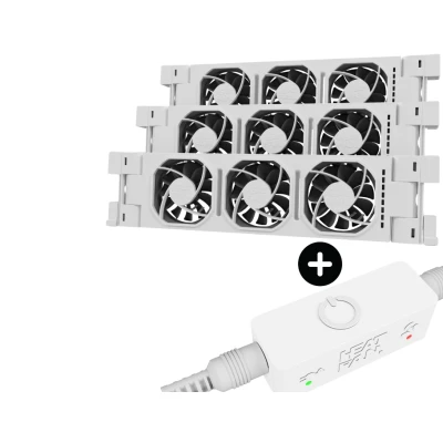 Afbeelding van Heatfan 3 Basic Radiator Ventilator met Smart Sensor Stuks Universele Maat Convector Vent…