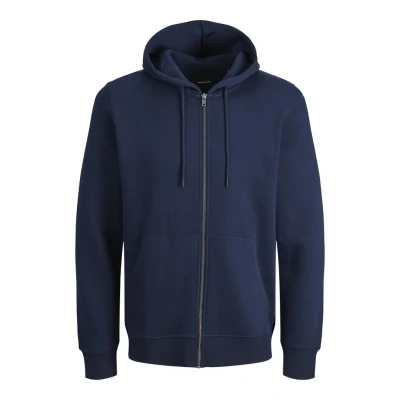 Afbeelding van Jack &amp; Jones Jjebradley PLUS Sweater met rits, Heren, Maat: 4XL, Navy blazer
