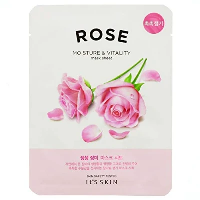 Afbeelding van It&#039;s Skin The Fresh Mask Sheet Rose Face From Extract 20Ml