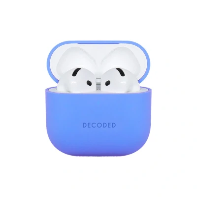 Afbeelding van Decoded Silicone AirCase AirPods 4 (2024) Blue