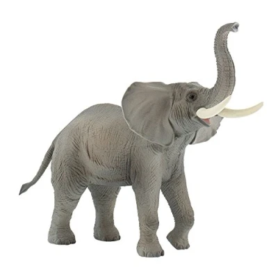 Afbeelding van Bullyland 63685 Speelfiguur Afrikaanse olifant, ca. 21 cm grote dierenfiguur, detailgetrouw, PVC vrij, ideaal als taartfiguur en klein cadeau voor kinderen vanaf 3 jaar