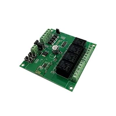 Afbeelding van DSD TECH 4 kanalen Bluetooth relaismodule afstandsbediening schakelaar compatibel iPhone Android 4.3 (12V)