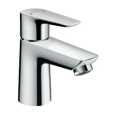 Afbeelding van Hansgrohe Talis E 1 grps wastafelmengkraan 80 met push open