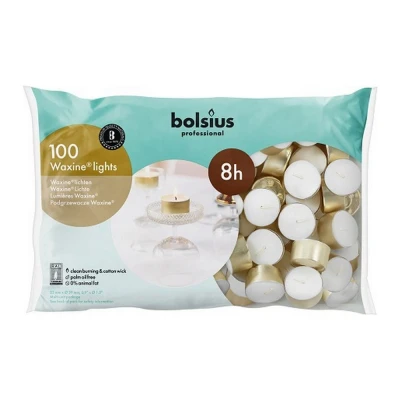 Afbeelding van Bolsius Waxine Lichten 100stuks