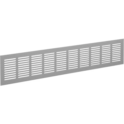 Afbeelding van Nedco plintrooster alum. 500 x 100 mm F1 geanod.