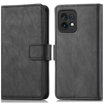 Afbeelding van Motorola Edge 40 Pro Hoesje Kunstleder iMoshion Bookcase Zwart Telefoonhoesje