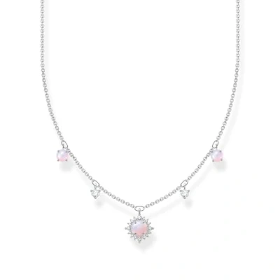 Afbeelding van Thomas Sabo Dames Ketting 925 Zilver 18 Glazen blok One Size 88279778