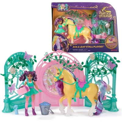 Afbeelding van Unicorn Academy Pop Ava &amp; Leaf Stal Set