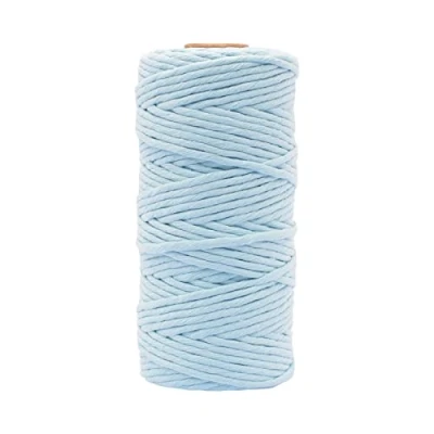 Afbeelding van Vaessen Creative Macrame Touw Lichtblauw 3mmx100m