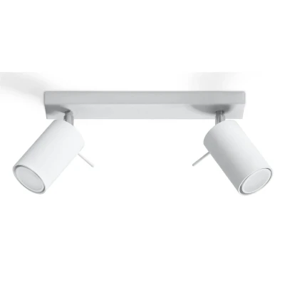 Afbeelding van LED Plafondspot wit RING 2 x GU10 aansluiting