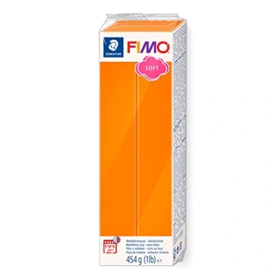 Afbeelding van Grootverpakking Fimo klei soft oranje nummer 42 454Gram