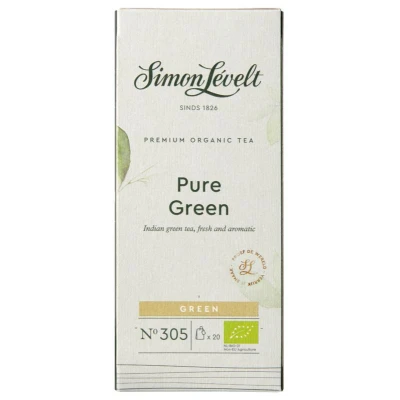 Afbeelding van Simon Lévelt Pure Green 20 builen Groene thee