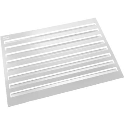 Afbeelding van Evolar achterplaat Medium │ RAL 9003 wit. Artikelnr: EVO LOUVRE MW
