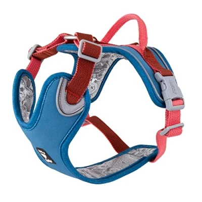 Afbeelding van Hurtta Weekend Warrior Harness Warmer Hondenharnas Eco Bilberry Mix Borstomvang: 40 45 cm