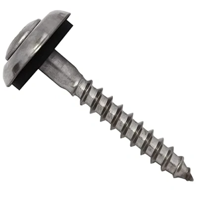 Afbeelding van TWISTEC dakschroeven, 4,5 x 55 mm met 15 afdichtring, RVS A2, 200 stuks